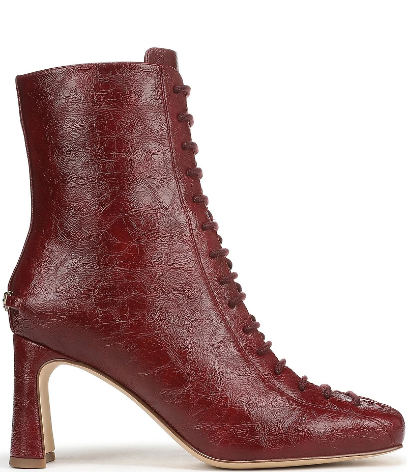 Circus NY by Sam Edelman Kendra Glossy Lace Up Dress Booties