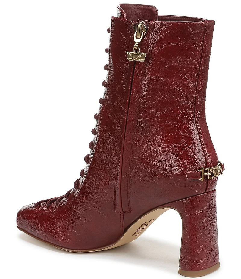 Circus NY by Sam Edelman Kendra Glossy Lace Up Dress Booties