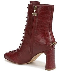 Circus NY by Sam Edelman Kendra Glossy Lace Up Dress Booties
