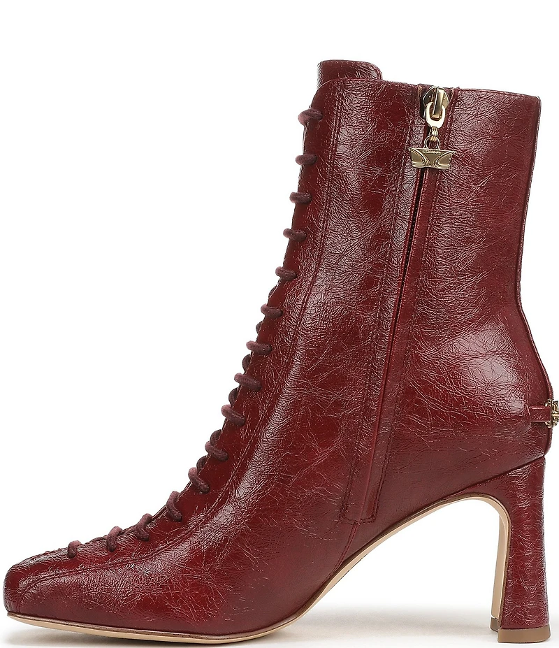 Circus NY by Sam Edelman Kendra Glossy Lace Up Dress Booties