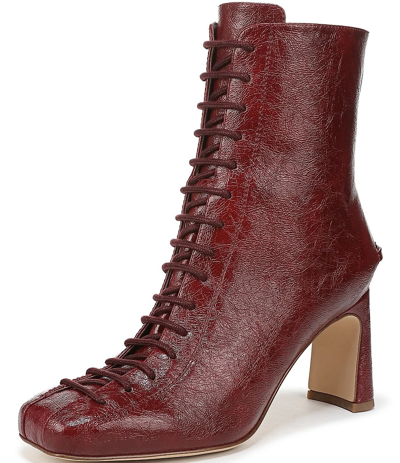 Circus NY by Sam Edelman Kendra Glossy Lace Up Dress Booties