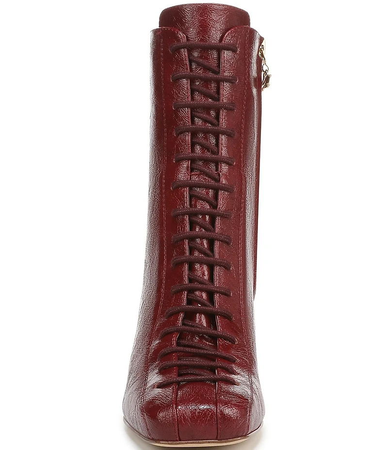 Circus NY by Sam Edelman Kendra Glossy Lace Up Dress Booties
