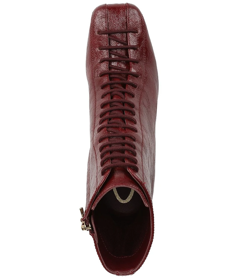 Circus NY by Sam Edelman Kendra Glossy Lace Up Dress Booties
