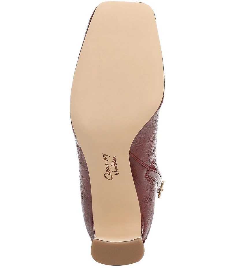Circus NY by Sam Edelman Kendra Glossy Lace Up Dress Booties