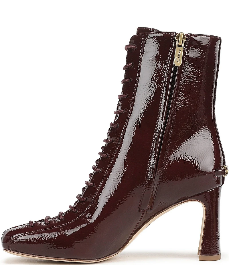 Circus NY by Sam Edelman Kendra Patent Lace Up Dress Booties
