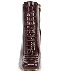Circus NY by Sam Edelman Kendra Patent Lace Up Dress Booties