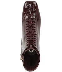 Circus NY by Sam Edelman Kendra Patent Lace Up Dress Booties
