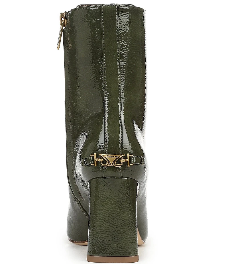 Circus NY by Sam Edelman Kendra Patent Lace Up Dress Booties
