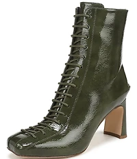 Circus NY by Sam Edelman Kendra Patent Lace Up Dress Booties