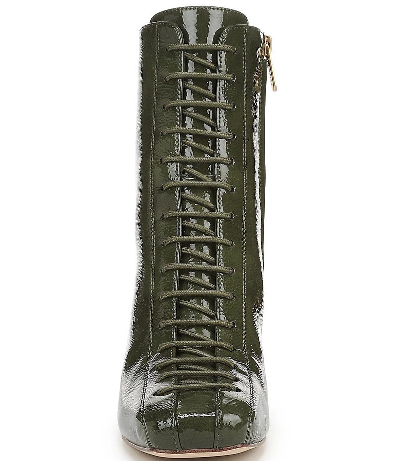 Circus NY by Sam Edelman Kendra Patent Lace Up Dress Booties