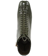 Circus NY by Sam Edelman Kendra Patent Lace Up Dress Booties