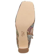 Circus NY by Sam Edelman Kendra Tapestry Floral Fabric Lace Up Dress Booties