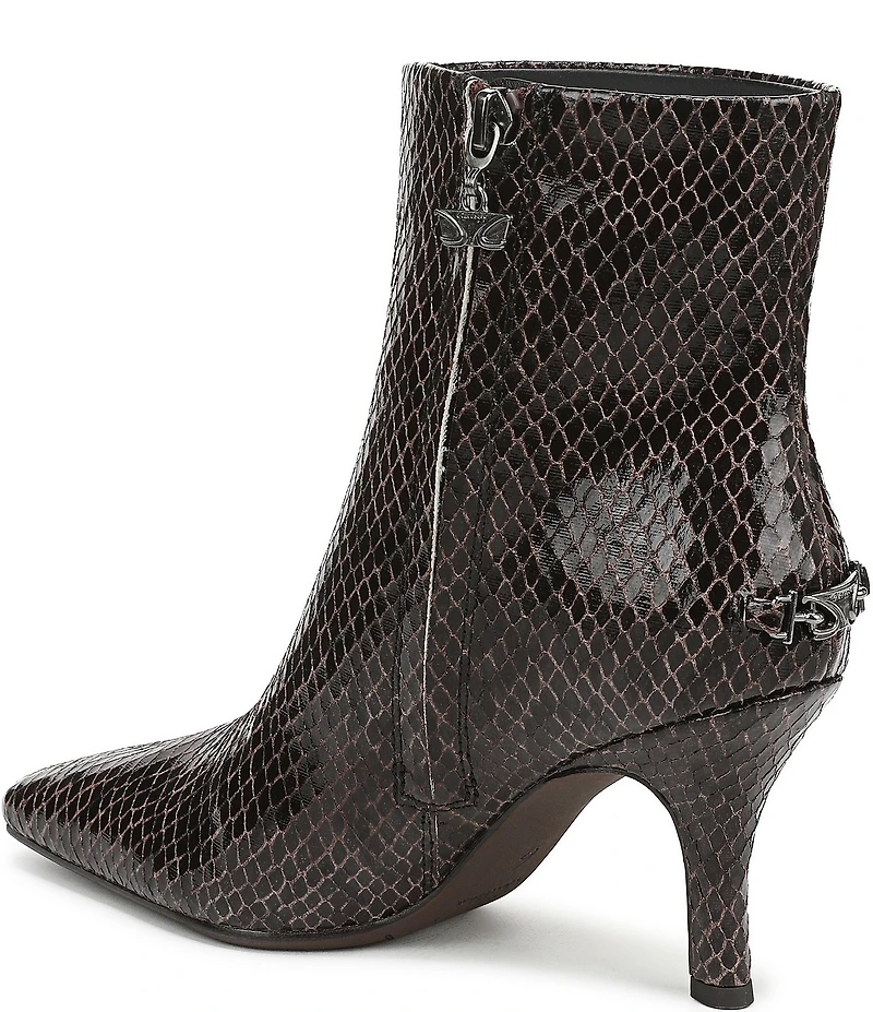 Circus NY by Sam Edelman Laura Snake Embossed Dress Booties