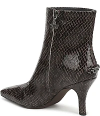 Circus NY by Sam Edelman Laura Snake Embossed Dress Booties