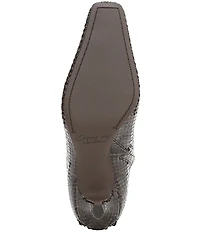 Circus NY by Sam Edelman Laura Snake Embossed Dress Booties