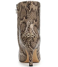 Circus NY by Sam Edelman Laura Snake Print Dress Booties
