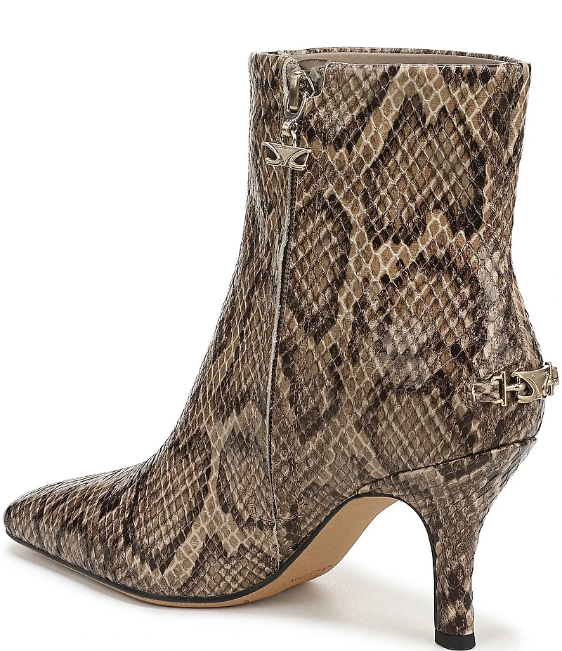 Circus NY by Sam Edelman Laura Snake Print Dress Booties