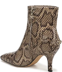 Circus NY by Sam Edelman Laura Snake Print Dress Booties