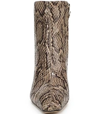Circus NY by Sam Edelman Laura Snake Print Dress Booties