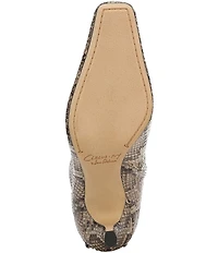 Circus NY by Sam Edelman Laura Snake Print Dress Booties