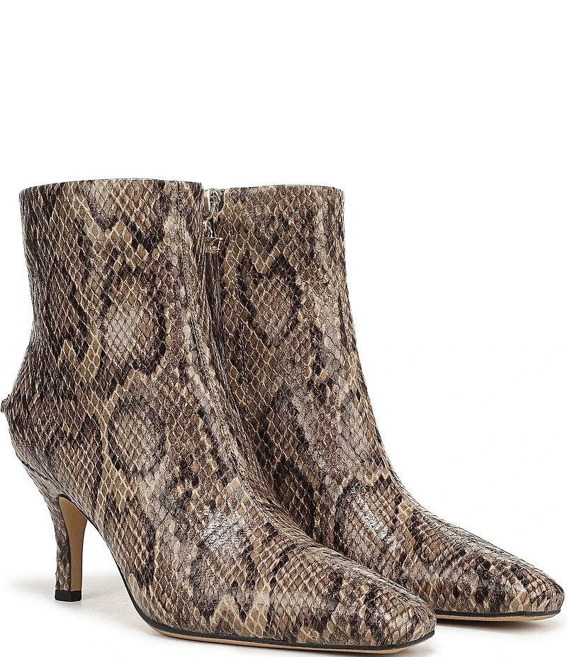 Circus NY by Sam Edelman Laura Snake Print Dress Booties