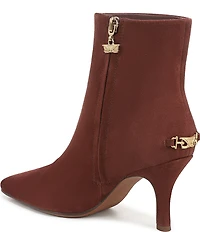 Circus NY by Sam Edelman Laura Suede Pointed Toe Kitten Heel Booties