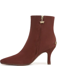 Circus NY by Sam Edelman Laura Suede Pointed Toe Kitten Heel Booties