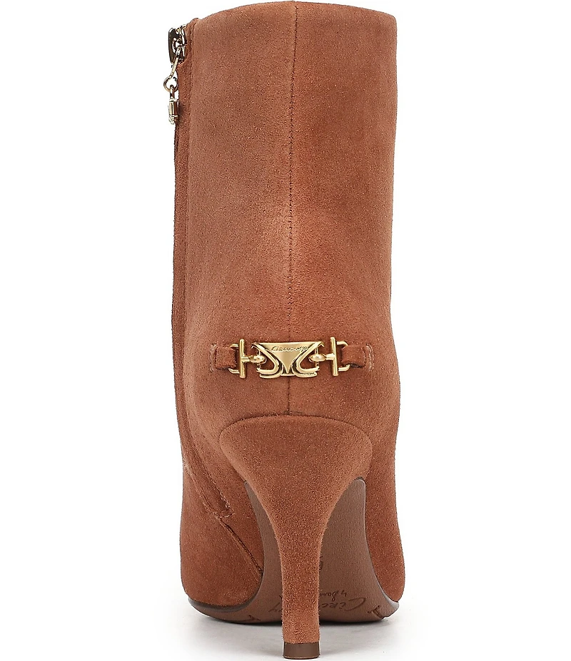 Circus NY by Sam Edelman Laura Suede Pointed Toe Kitten Heel Booties