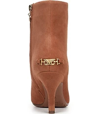 Circus NY by Sam Edelman Laura Suede Pointed Toe Kitten Heel Booties