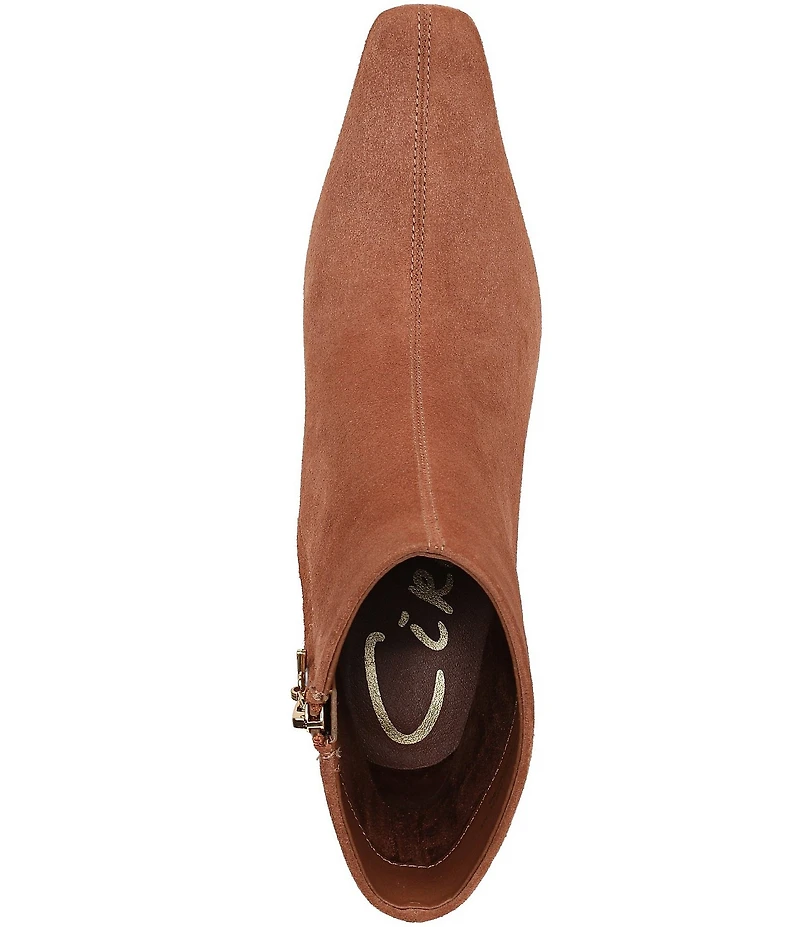 Circus NY by Sam Edelman Laura Suede Pointed Toe Kitten Heel Booties