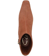 Circus NY by Sam Edelman Laura Suede Pointed Toe Kitten Heel Booties