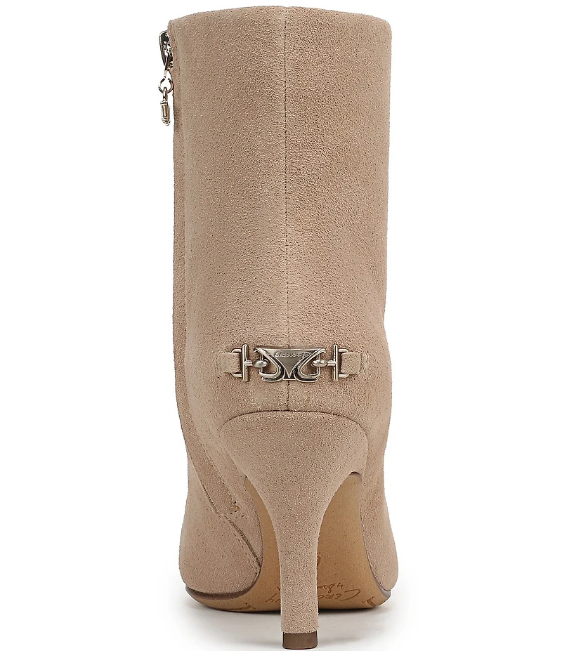 Circus NY by Sam Edelman Laura Suede Pointed Toe Kitten Heel Booties