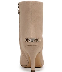Circus NY by Sam Edelman Laura Suede Pointed Toe Kitten Heel Booties