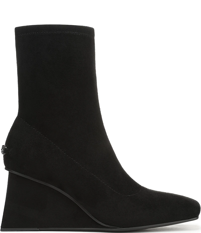 Circus NY by Sam Edelman Lia Square Toe Wedge Heel Dress Booties