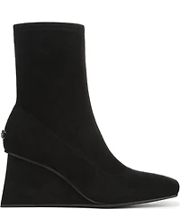 Circus NY by Sam Edelman Lia Square Toe Wedge Heel Dress Booties