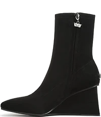 Circus NY by Sam Edelman Lia Square Toe Wedge Heel Dress Booties