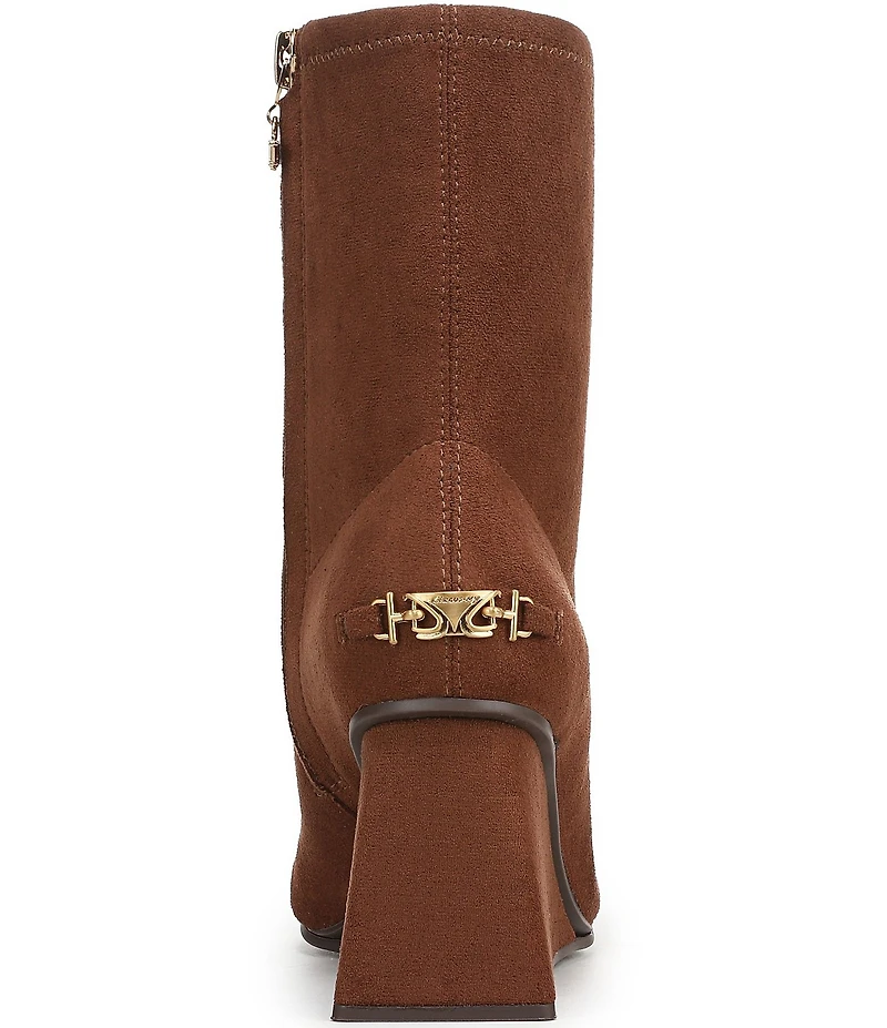 Circus NY by Sam Edelman Lia Square Toe Wedge Heel Dress Booties