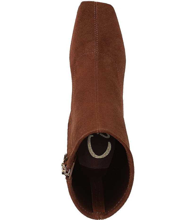 Circus NY by Sam Edelman Lia Square Toe Wedge Heel Dress Booties