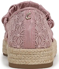 Circus NY by Sam Edelman Lillie Mesh Bow Detail Mary Jane Espadrille Ballet Flats