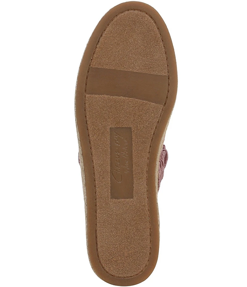 Circus NY by Sam Edelman Lillie Mesh Bow Detail Mary Jane Espadrille Ballet Flats