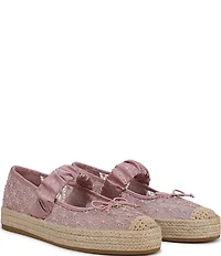 Circus NY by Sam Edelman Lillie Mesh Bow Detail Mary Jane Espadrille Ballet Flats