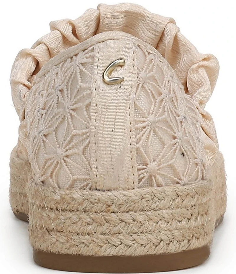 Circus NY by Sam Edelman Lillie Mesh Bow Detail Mary Jane Espadrille Ballet Flats