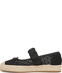 Circus NY by Sam Edelman Lillie Mesh Bow Detail Mary Jane Espadrille Ballet Flats