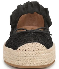 Circus NY by Sam Edelman Lillie Mesh Bow Detail Mary Jane Espadrille Ballet Flats