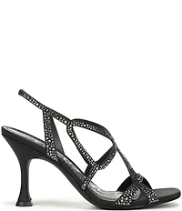 Circus NY by Sam Edelman Louisa Embellished Silk Strappy Slingback Dress Pumps