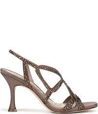 Circus NY by Sam Edelman Louisa Embellished Silk Strappy Slingback Dress Pumps