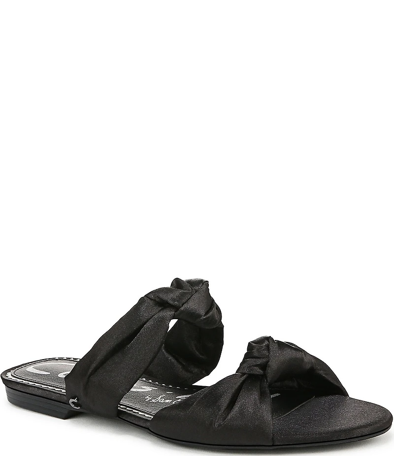 Circus NY by Sam Edelman Marissa Satin Knotted Slide Sandals