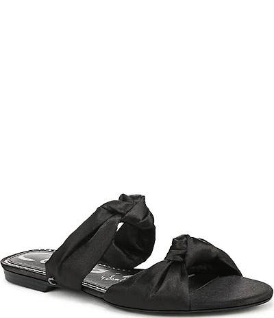 Circus NY by Sam Edelman Marissa Satin Knotted Slide Sandals