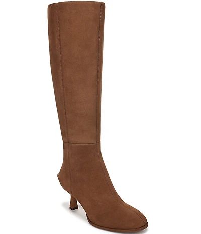 Circus NY by Sam Edelman Marlowe Suede Kitten Heel Tall Dress Boots