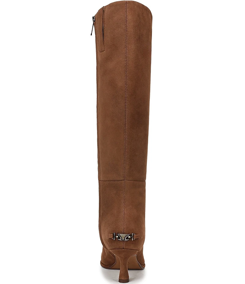 Circus NY by Sam Edelman Marlowe Suede Kitten Heel Tall Dress Boots